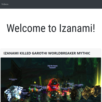 Izanami Guild site